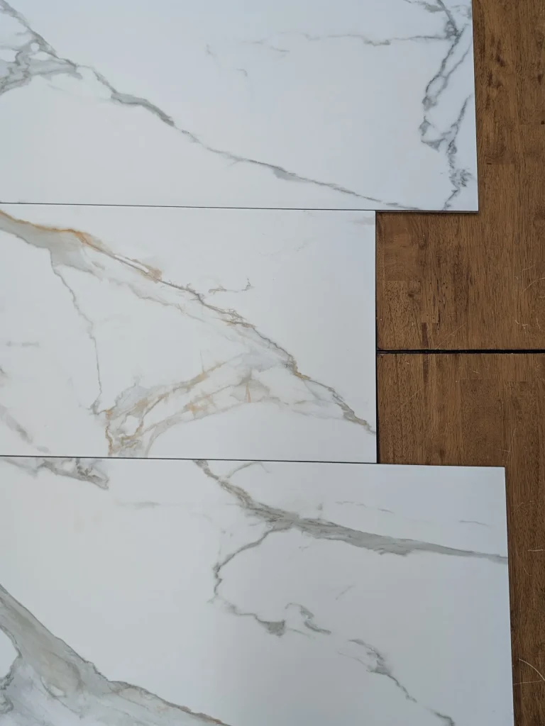 Royal tile flooring in a finished space