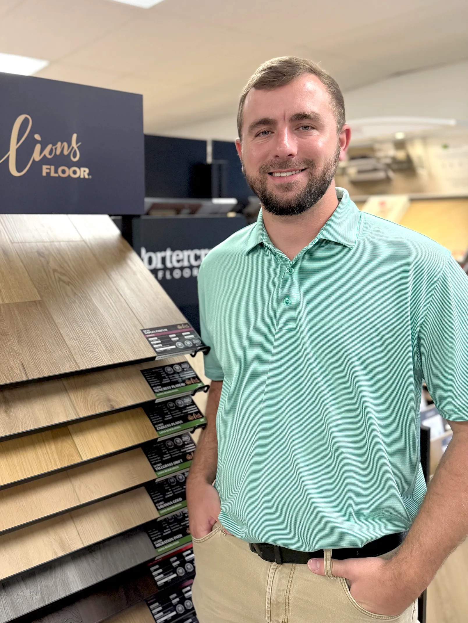 Tyler, Gardner Flooring team member