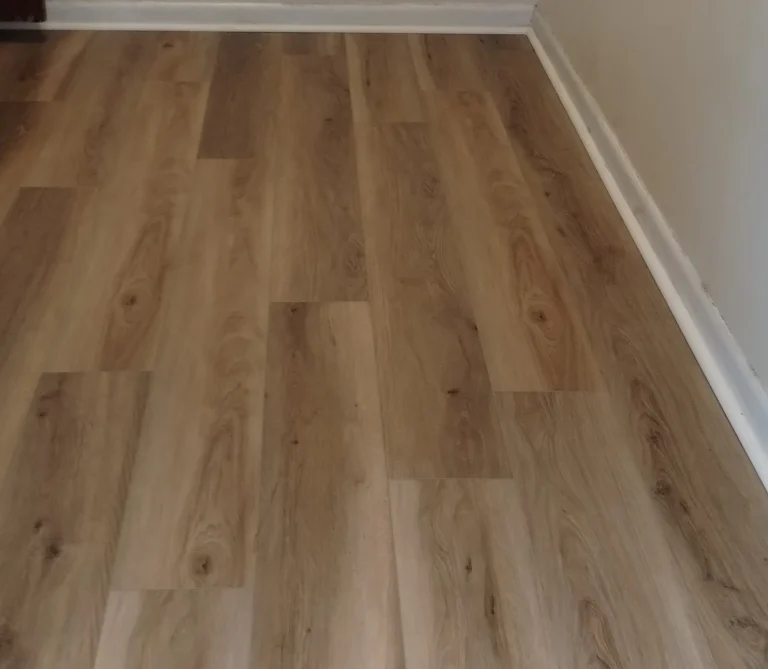 Morning Mirage flooring in a finished room